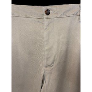 NWT Docker's Men's Beige Light Tan 40X30  Easy No Wrinkles Pants Flat Front